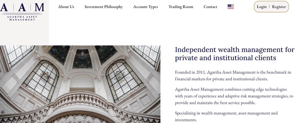 Agartha Asset Management homepage