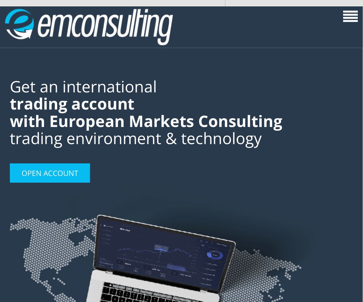 European Markets Consulting website
