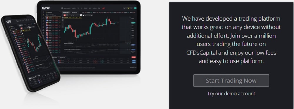 CFDsCapital trading platform