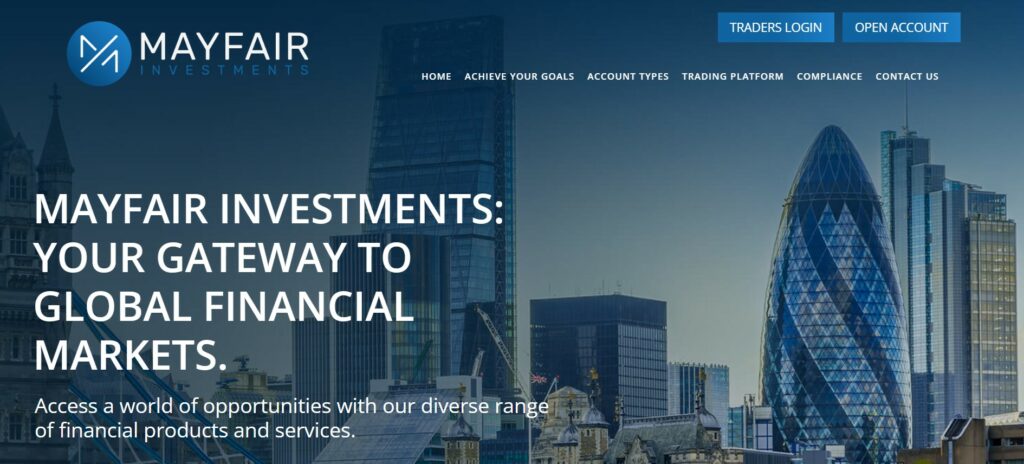 Mayfair Investments website