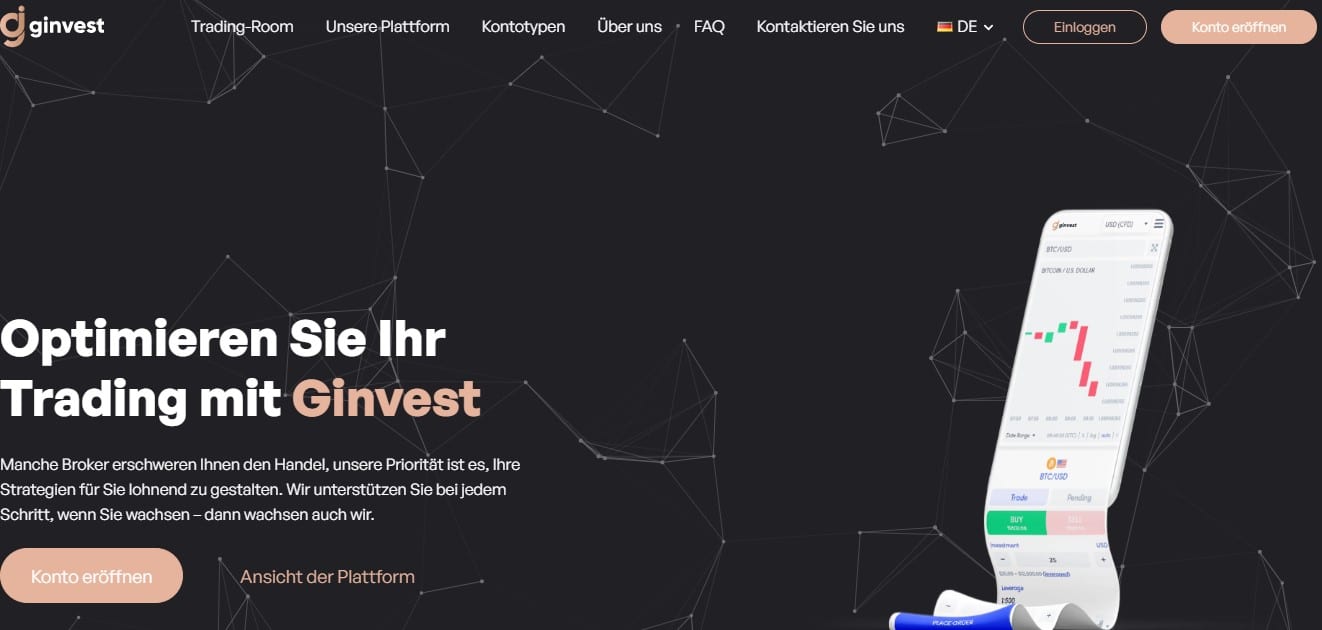 Ginvest Homepage