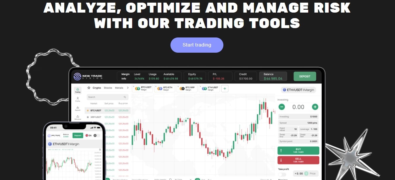 NewTradeVision trading platform tools